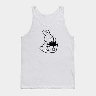 Tea Lover Bunny | Tea Lover Gifts | Handmade Illustrations by Atelier Serakara Tank Top